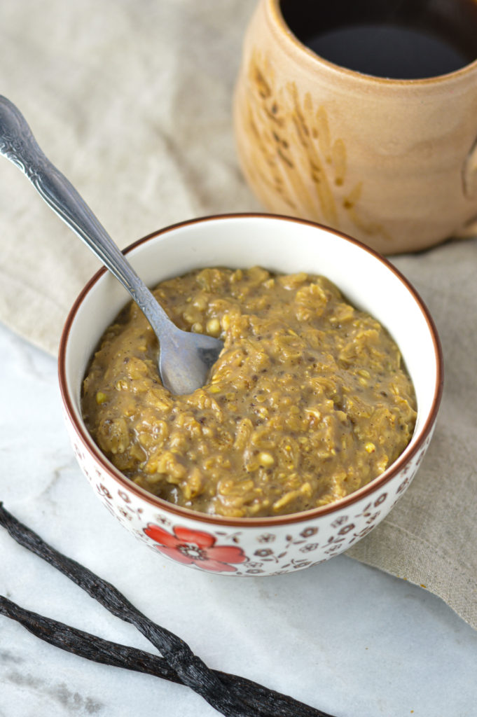 Vanilla Bean Latte Oatmeal