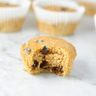 Yogurt Dark Chocolate Chip Muffins