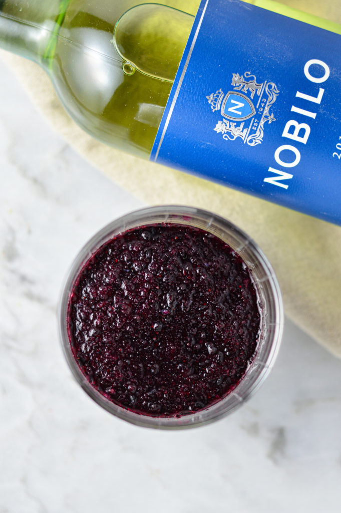 Blueberry Wine Slush