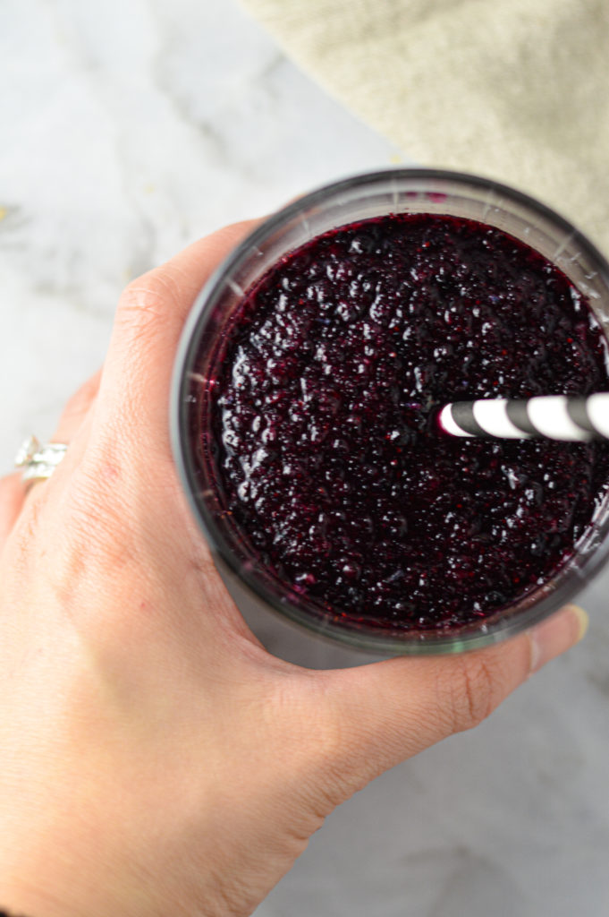 Blueberry Wine Slush