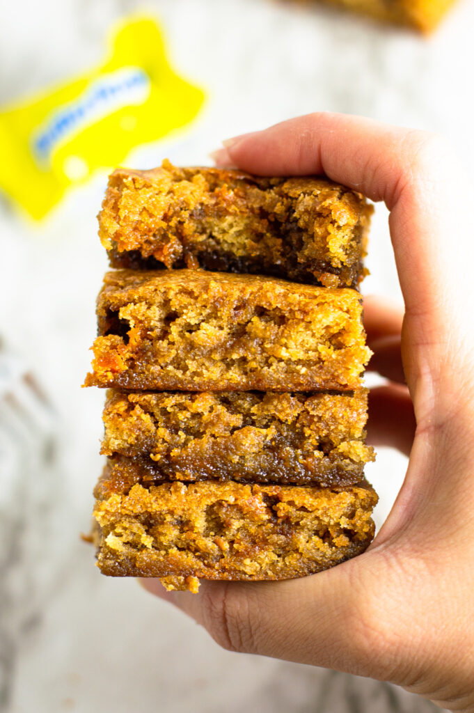 Butterfinger Blondies