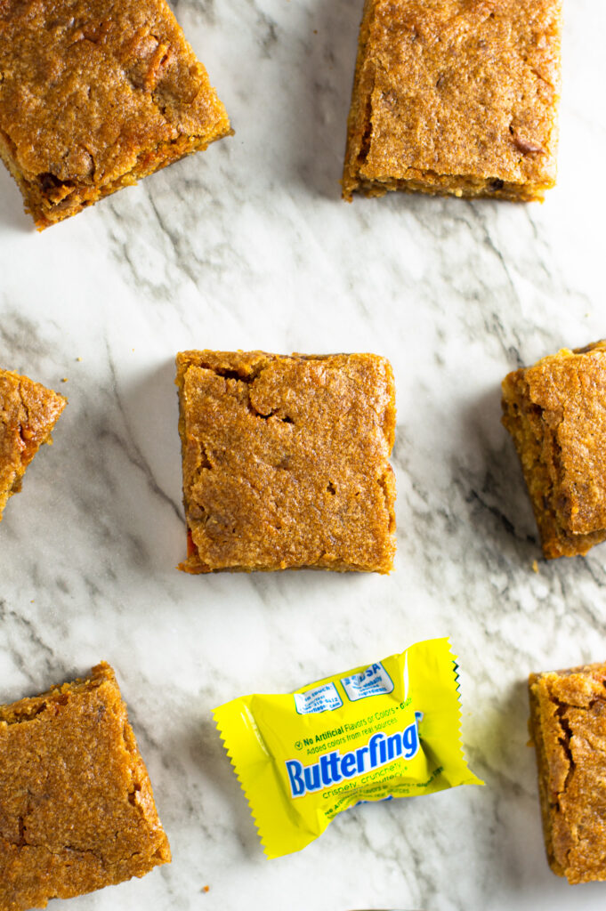 Butterfinger Blondies