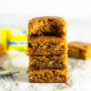 Butterfinger Blondies