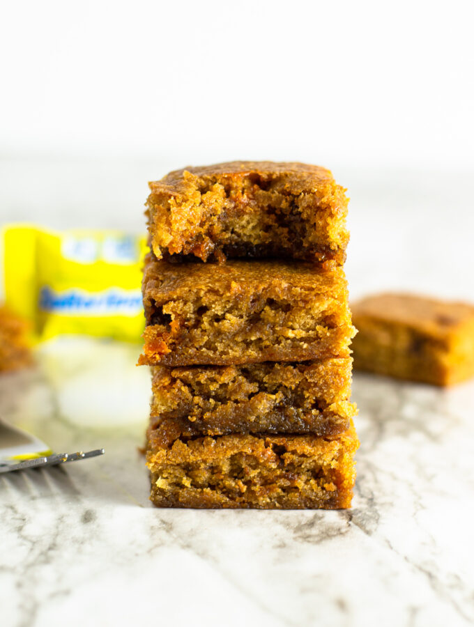 Butterfinger Blondies