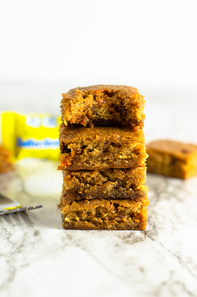 Butterfinger Blondies