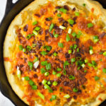 Cast Iron Spicy Perogy Pizza