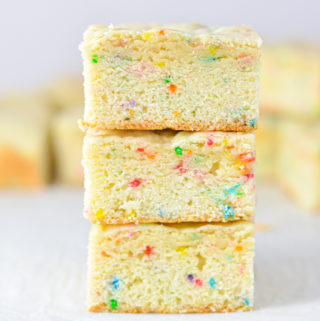 Funfetti Vanilla Bean Sugar Cookie Bars