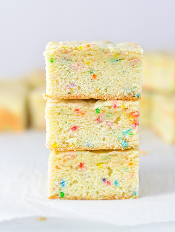 Funfetti Vanilla Bean Sugar Cookie Bars