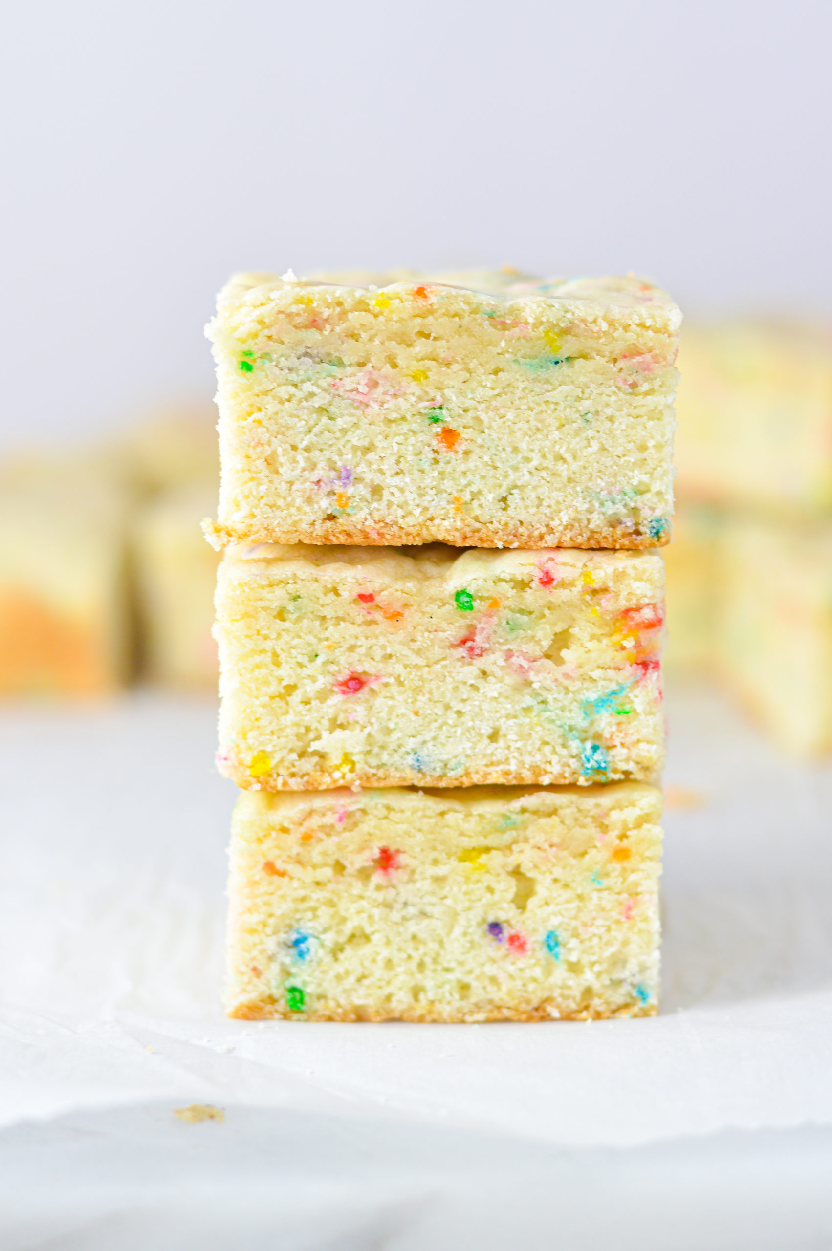 Funfetti Vanilla Bean Sugar Cookie Bars