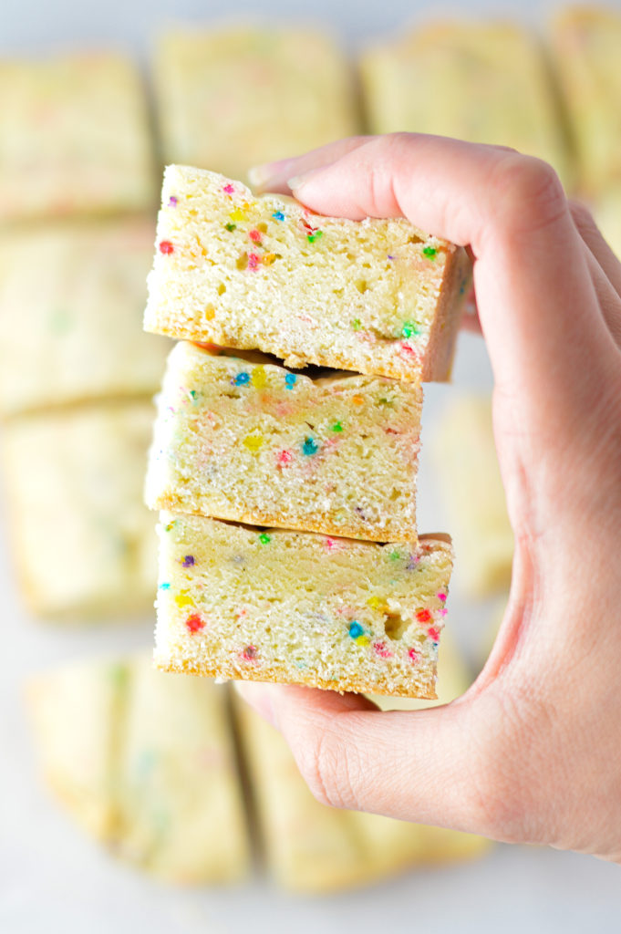 Funfetti Vanilla Bean Sugar Cookie Bars