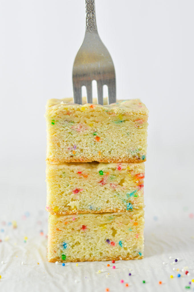 Funfetti Vanilla Bean Sugar Cookie Bars