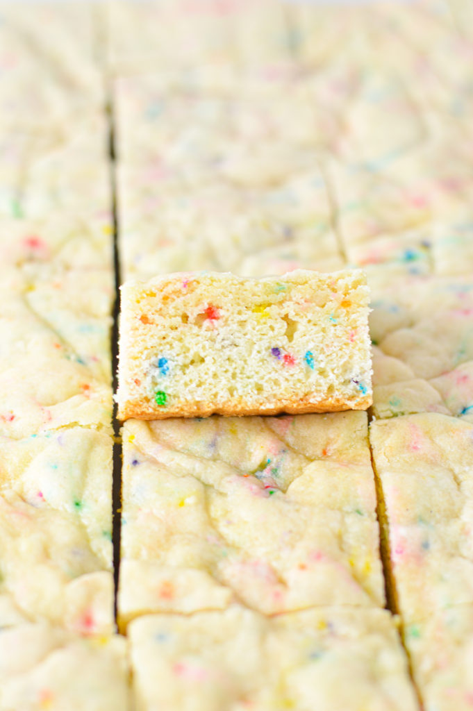 Funfetti Vanilla Bean Sugar Cookie Bars