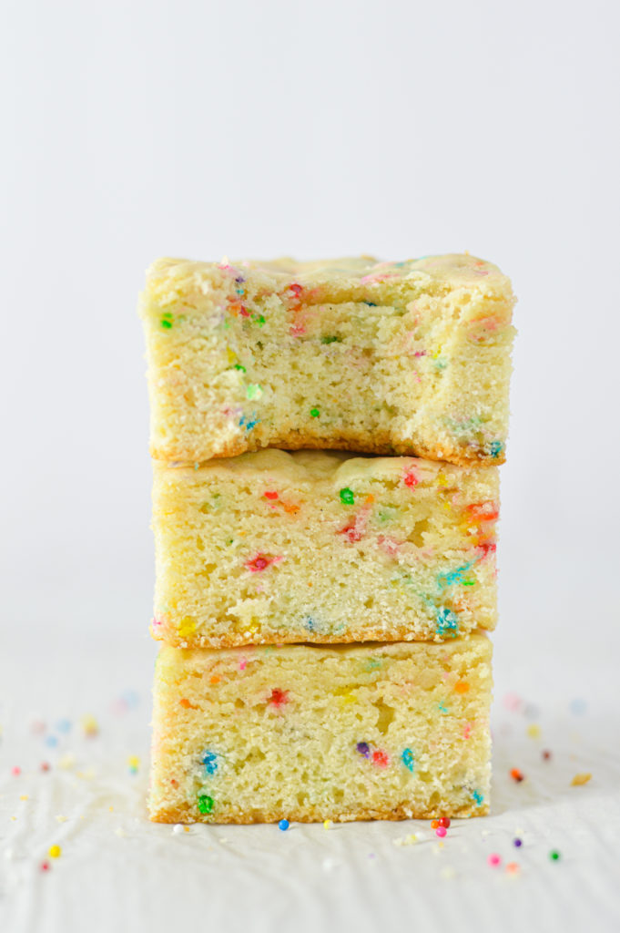 Funfetti Vanilla Bean Sugar Cookie Bars