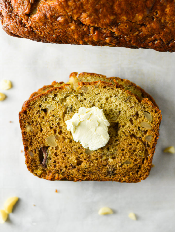 Macadamia Nut Banana Bread