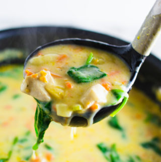 Cream of Chicken and Gnocchi Soup