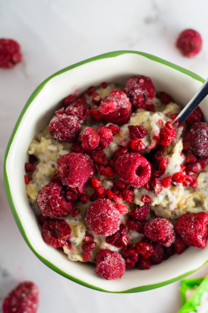 Lemon Raspberry Oatmeal