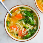 Orzo Spinach Soup