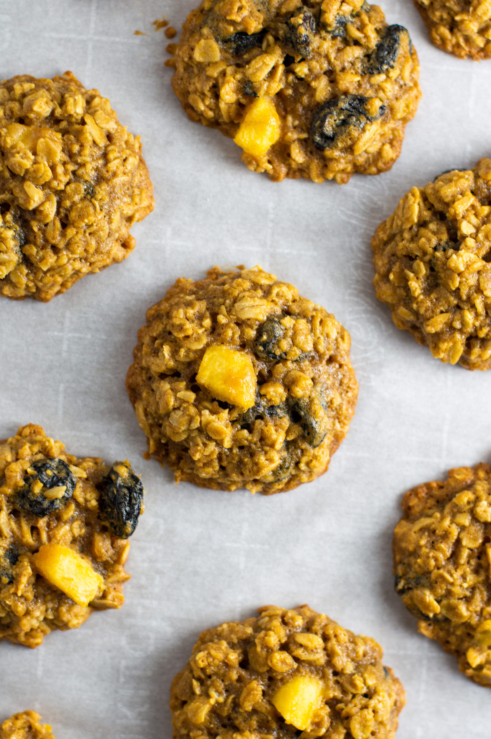 Pear and Raisin Oatmeal Cookies