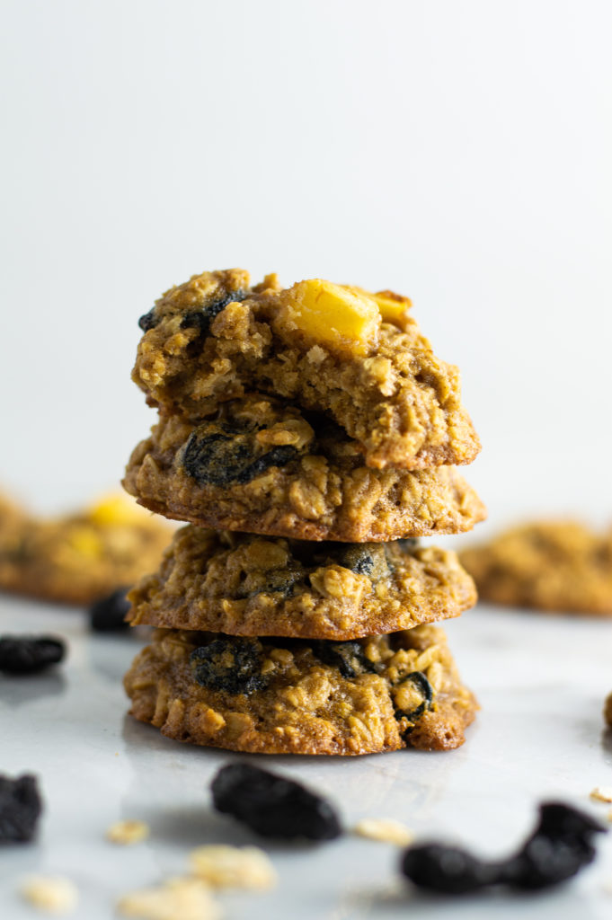 Pear and Raisin Oatmeal Cookies