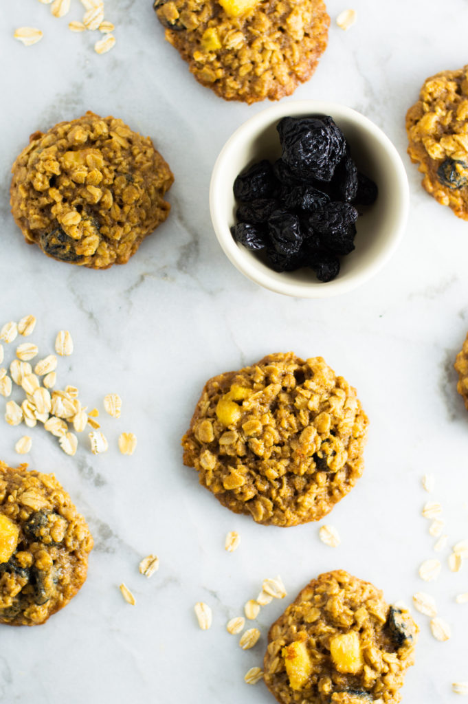 Pear and Raisin Oatmeal Cookies