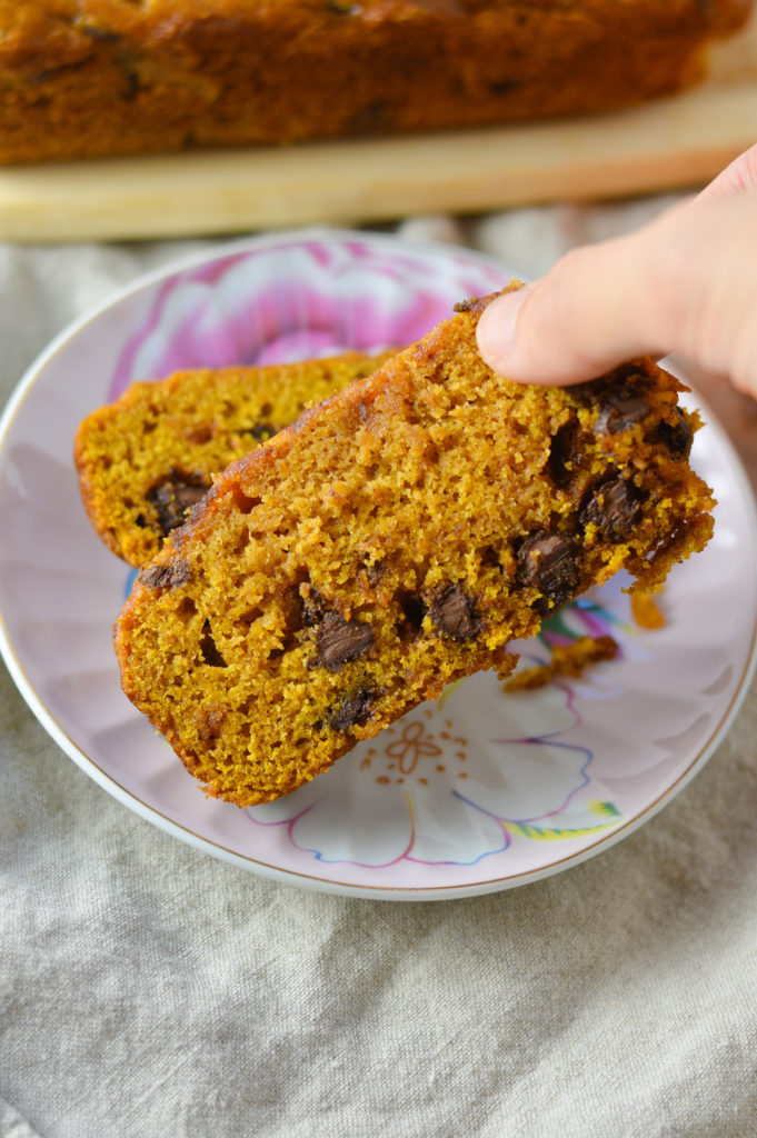 Pumpkin Chocolate Chip Loaf