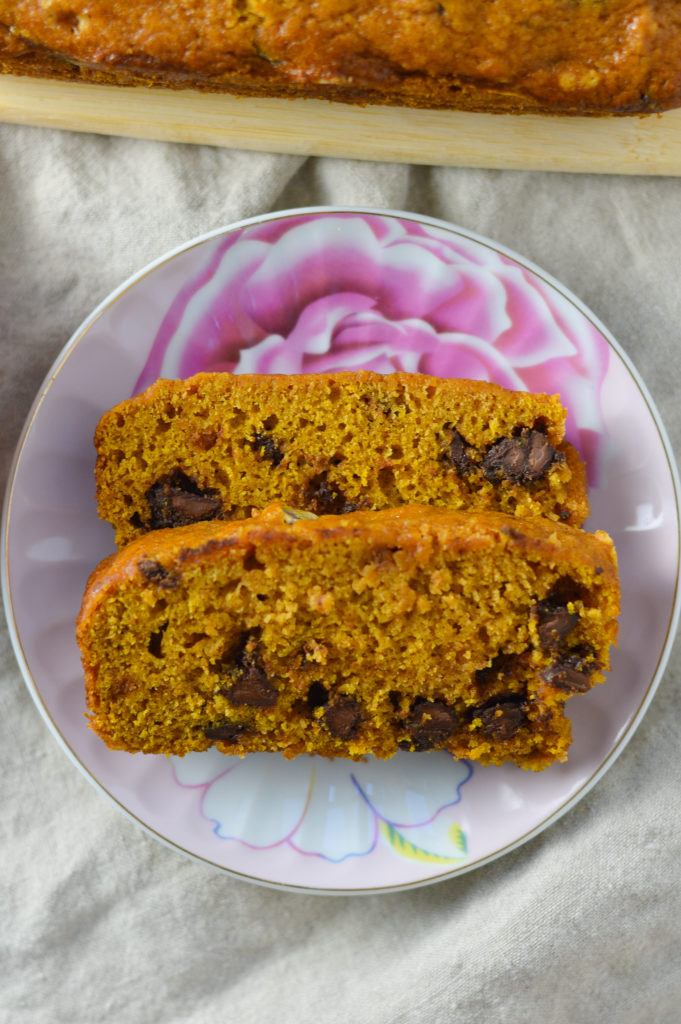 Pumpkin Chocolate Chip Loaf