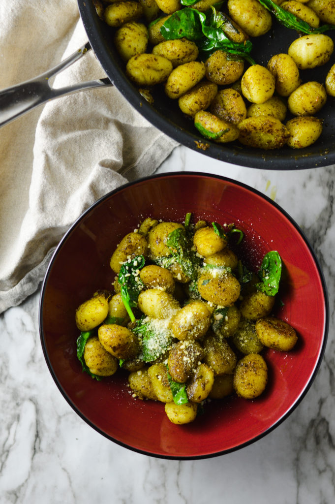 3 Ingredient Pesto Gnocchi