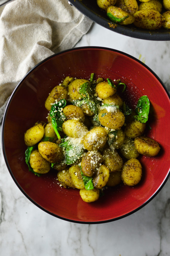 3 Ingredient Pesto Gnocchi