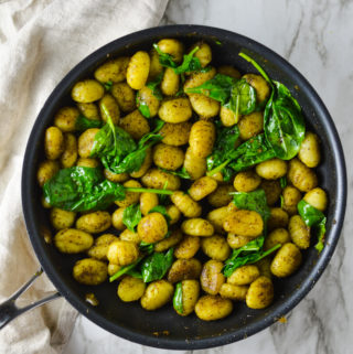 3 Ingredient Pesto Gnocchi