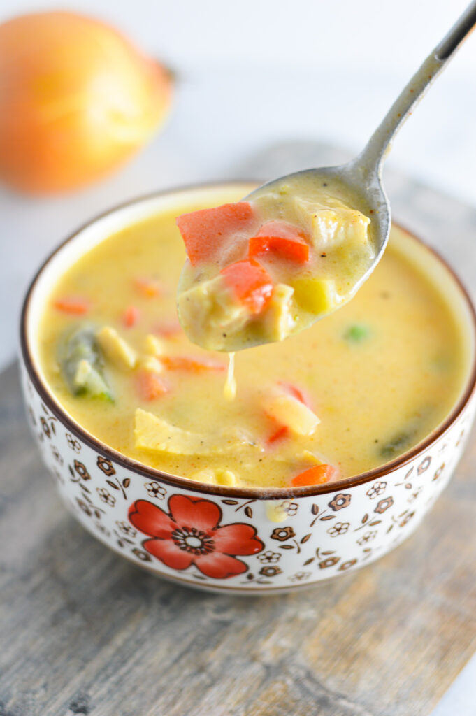 Leftover Chicken Corn Chowder