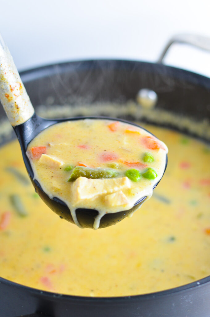 Leftover Chicken Corn Chowder