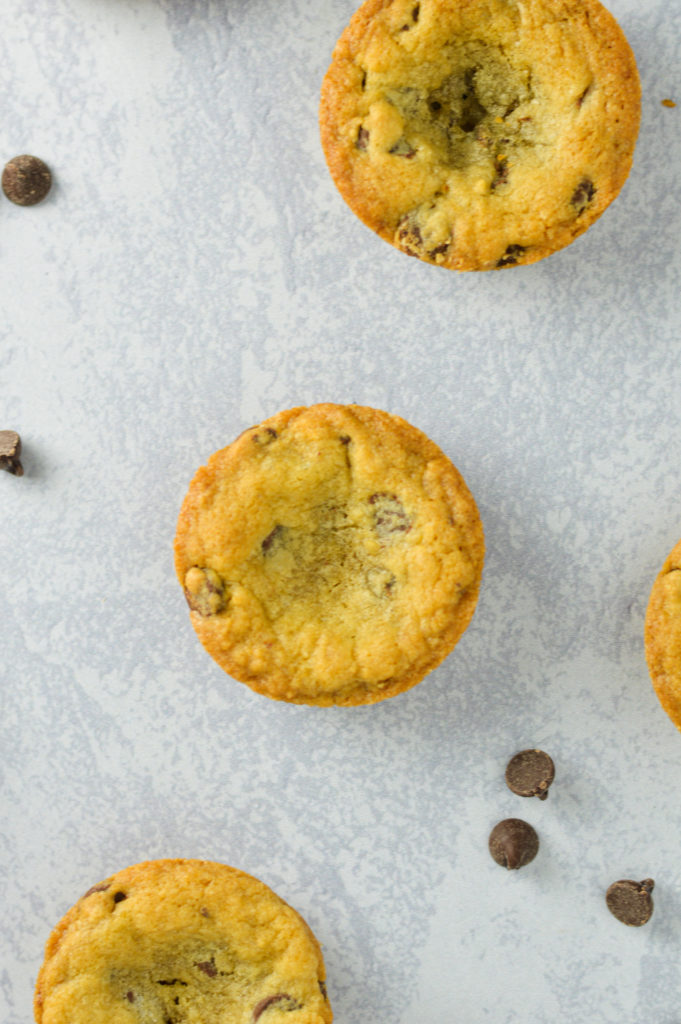 Chocolate Chip Cookie Cups