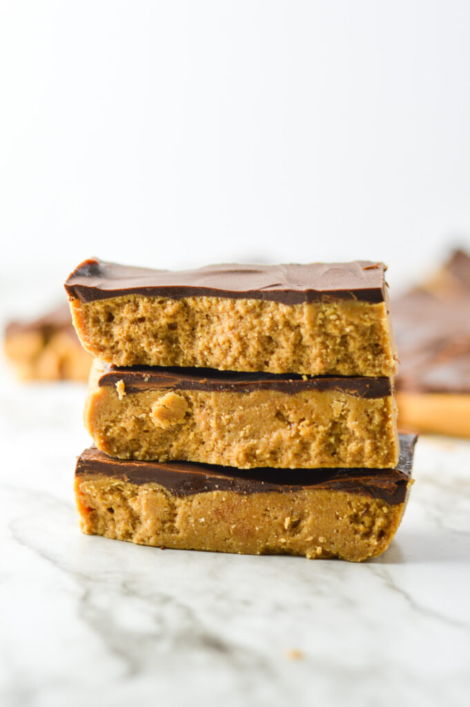 Double Chocolate Peanut Butter Protein Bars