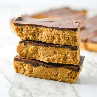 Double Chocolate Peanut Butter Protein Bars