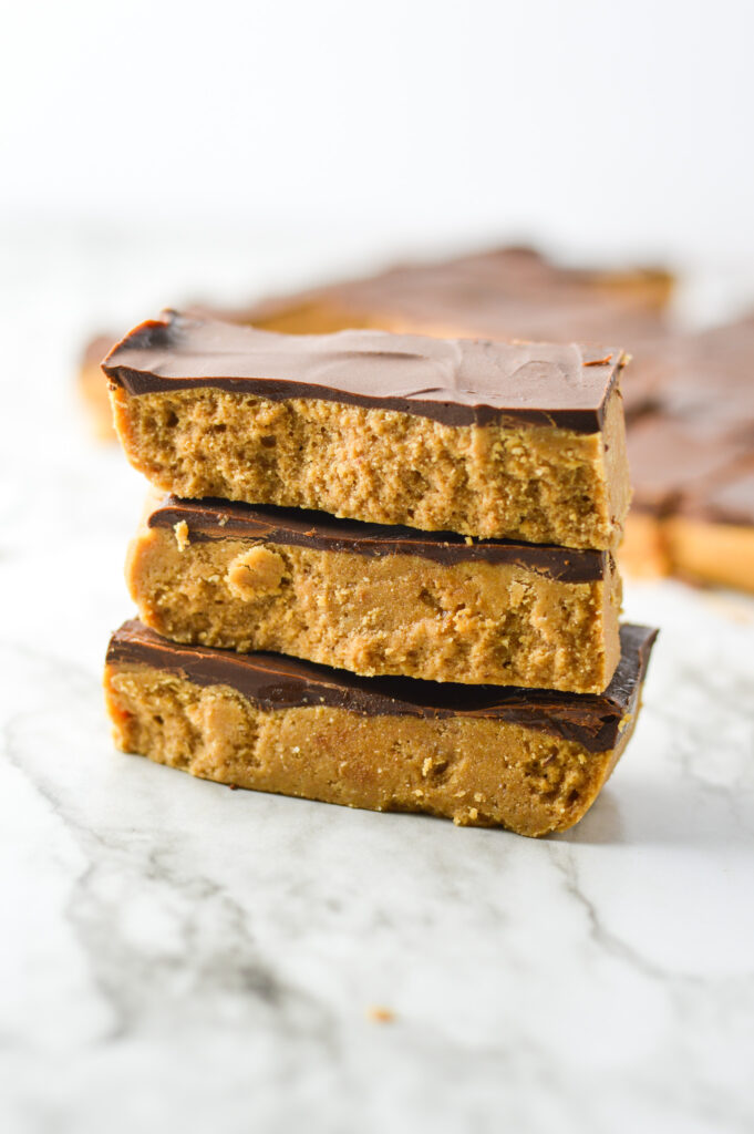 Double Chocolate Peanut Butter Protein Bars