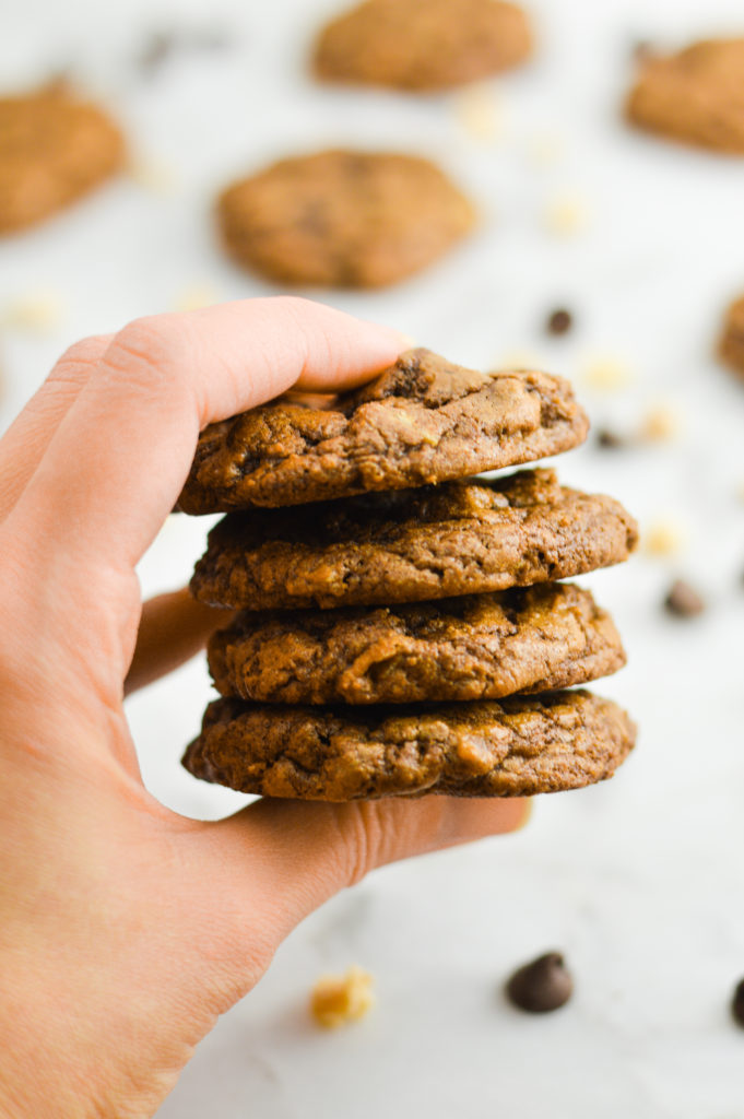 Ginger Double Chocolate Brownie Cookies