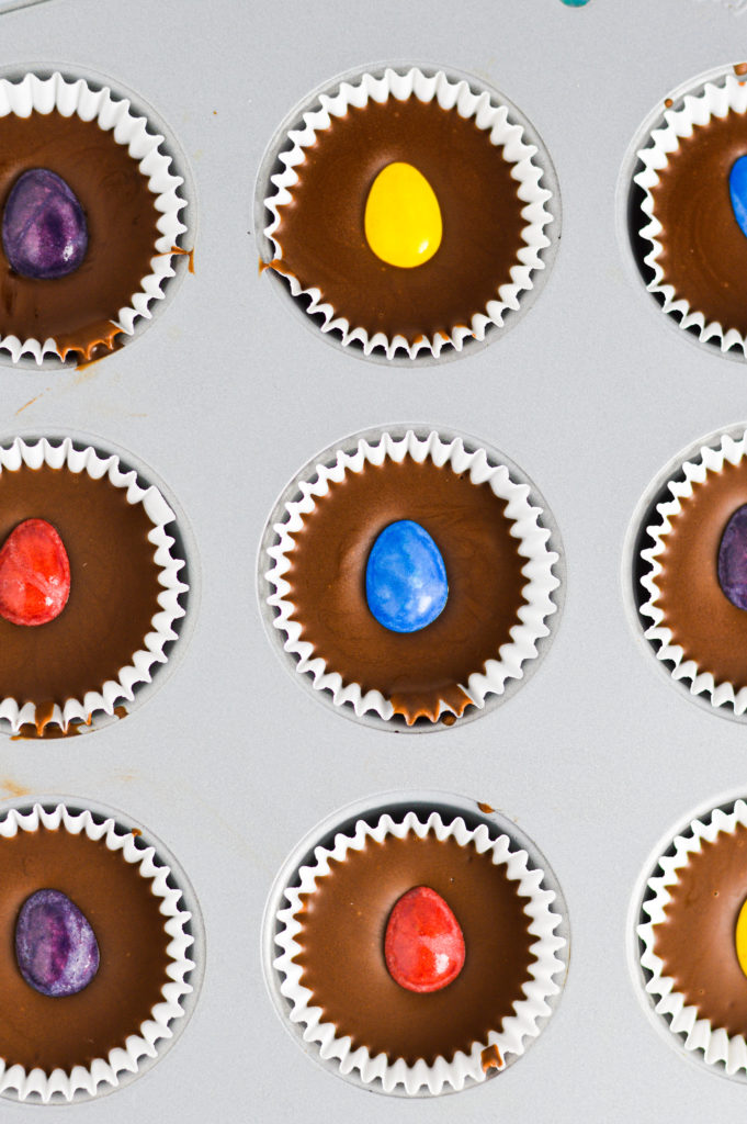 Mini Egg Nutella Cups