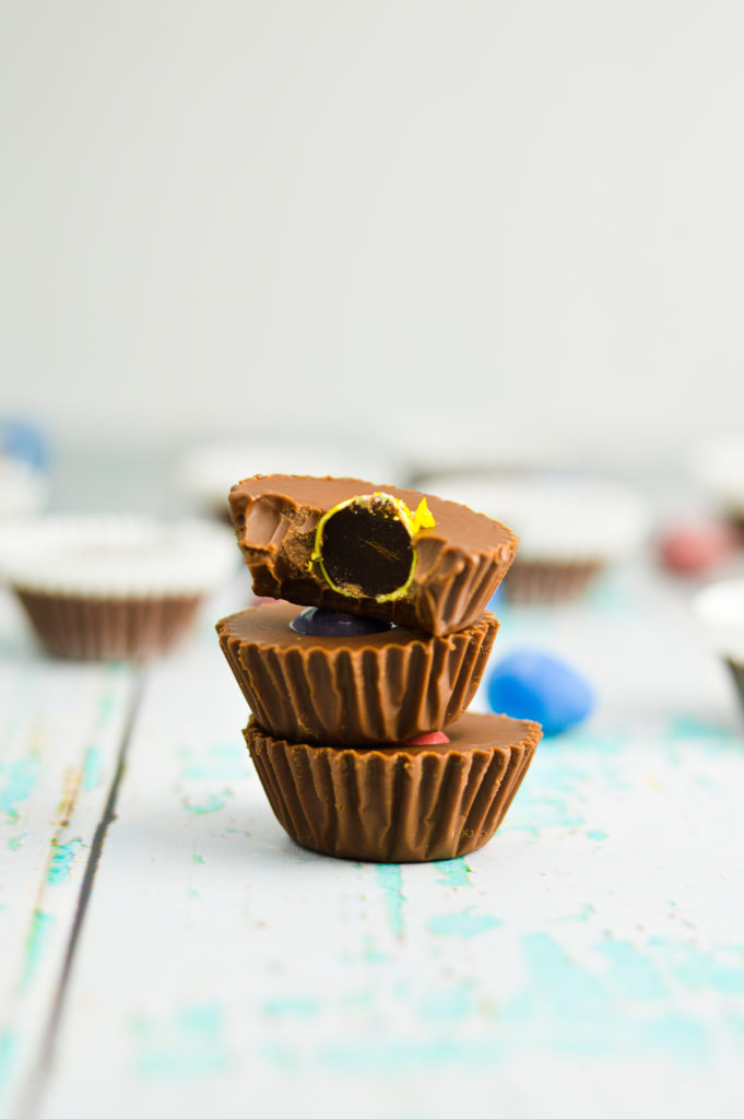 Mini Egg Nutella Cups