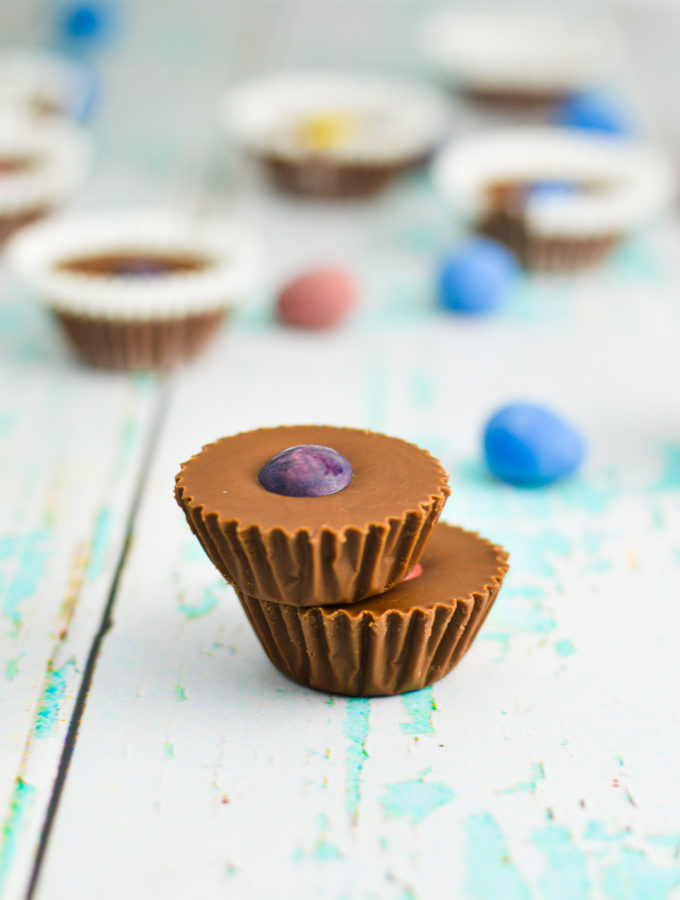 Mini Egg Nutella Cups