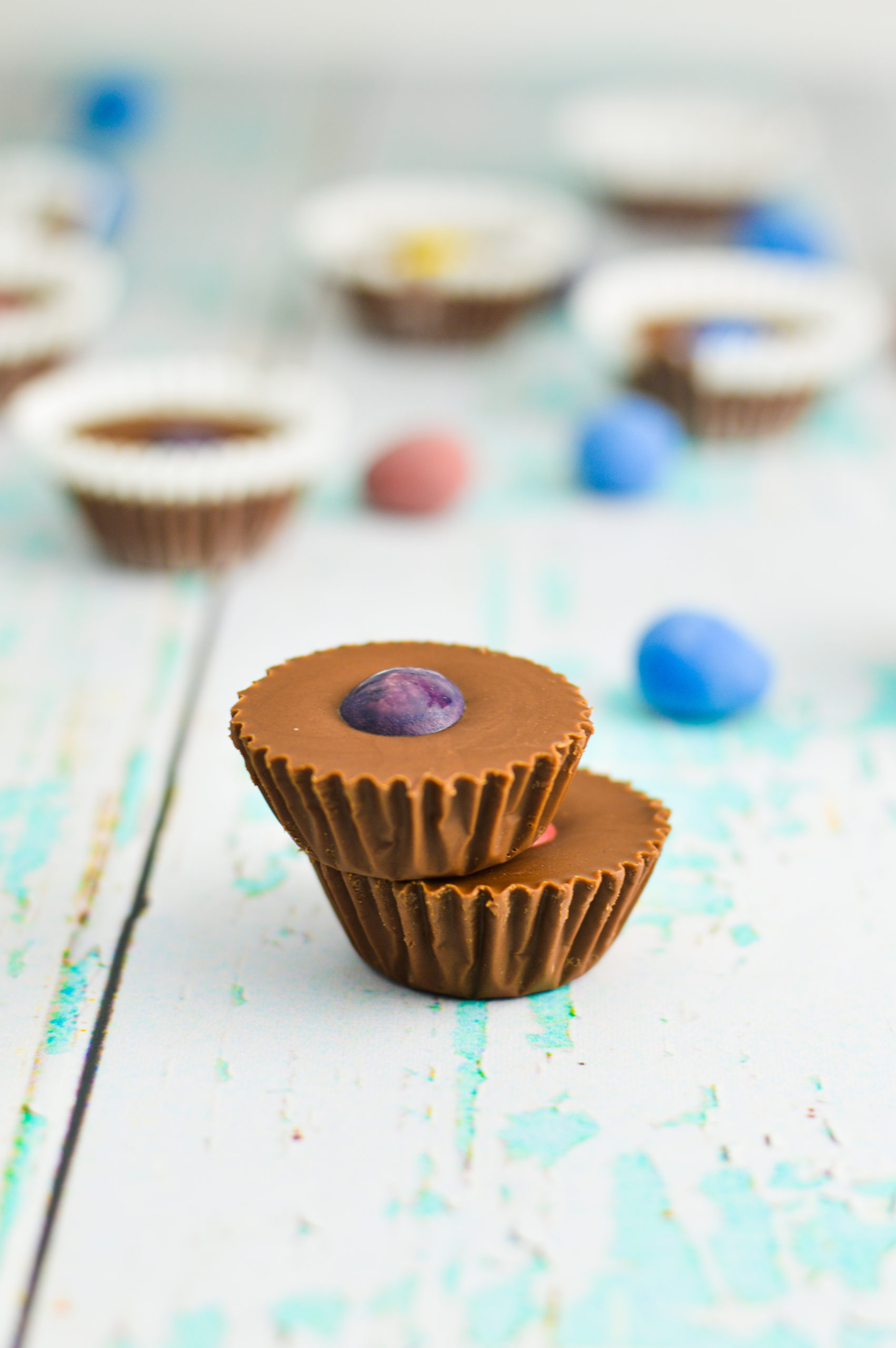 Mini Egg Nutella Cups