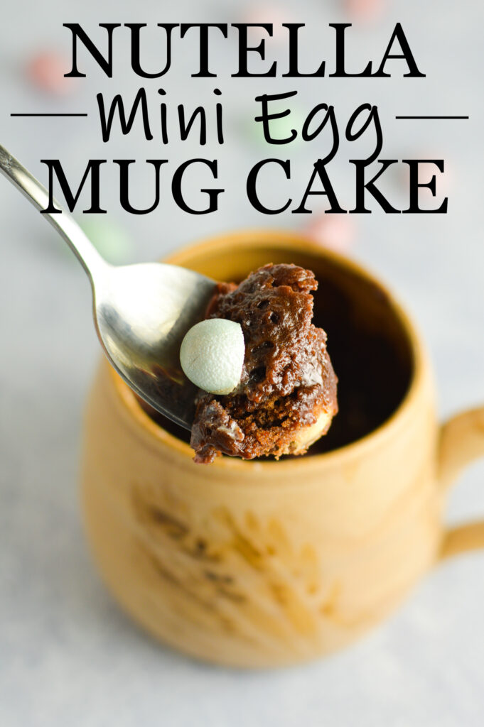 Nutella Mini Egg Mug Cake