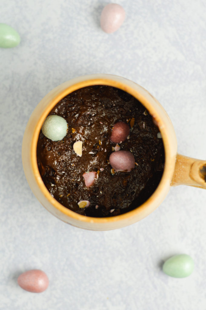 Nutella Mini Egg Mug Cake