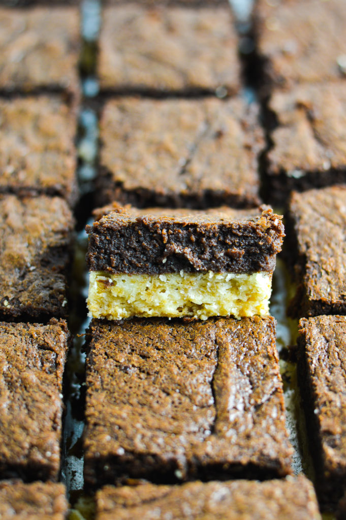 Nutella Shortbread Brownies