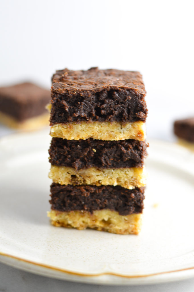 Nutella Shortbread Brownies