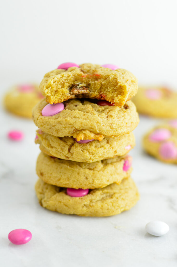 Valentine's Day M&M Cookies