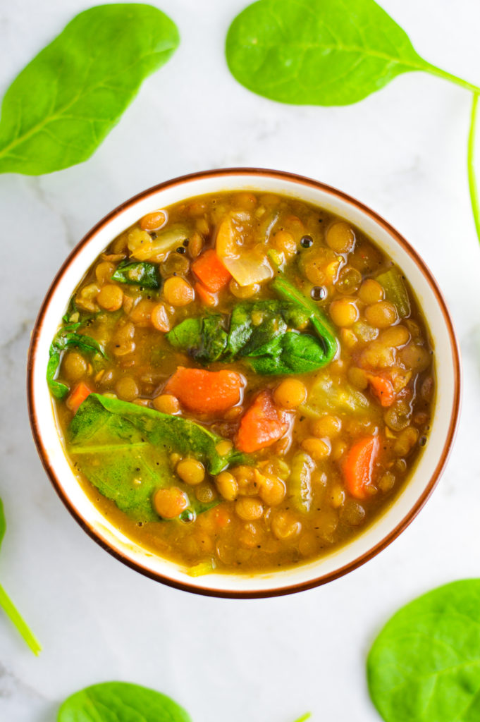 Vegan Instant Pot Lentil Soup