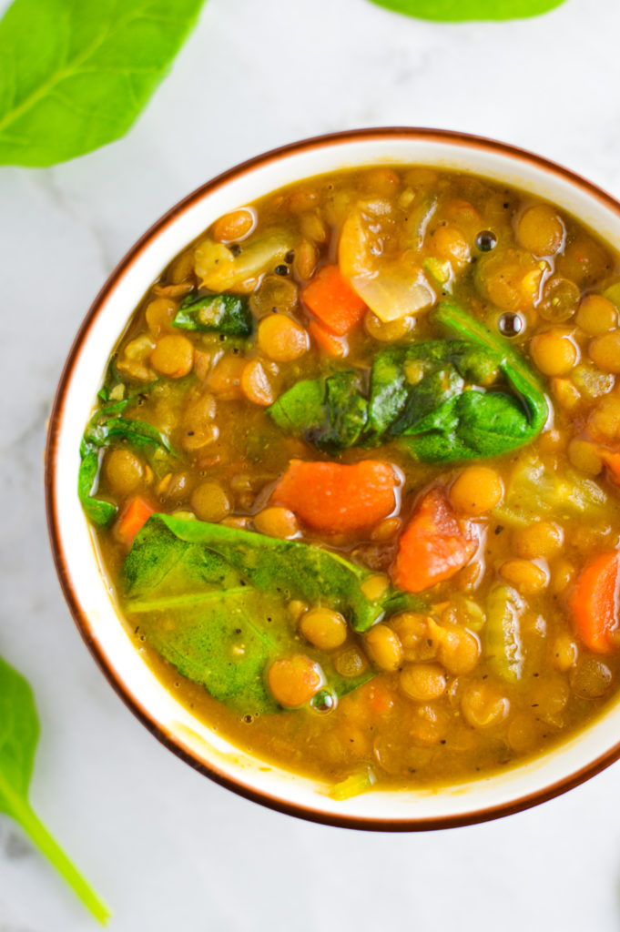 Vegan Instant Pot Lentil Soup