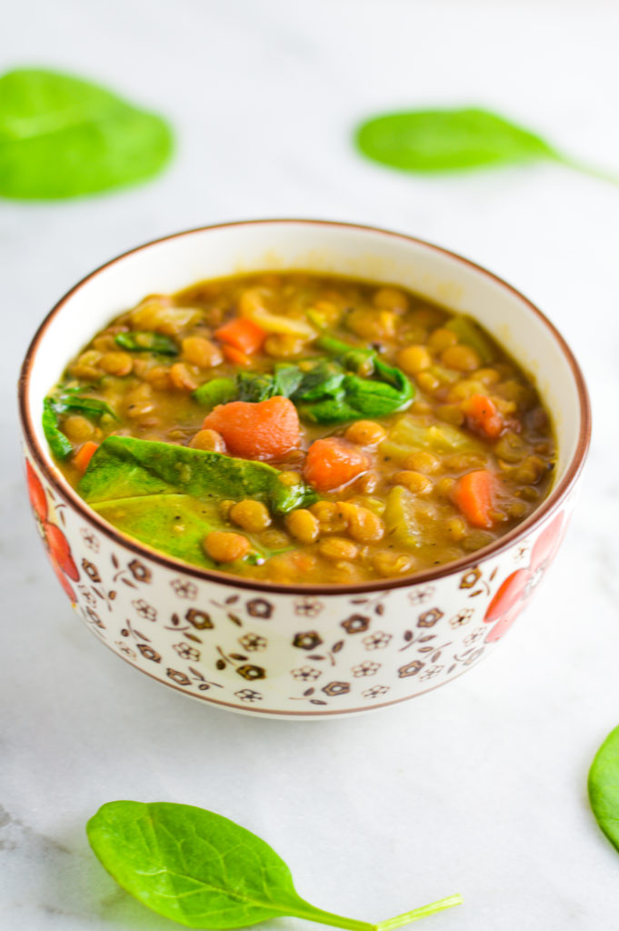 Vegan Instant Pot Lentil Soup