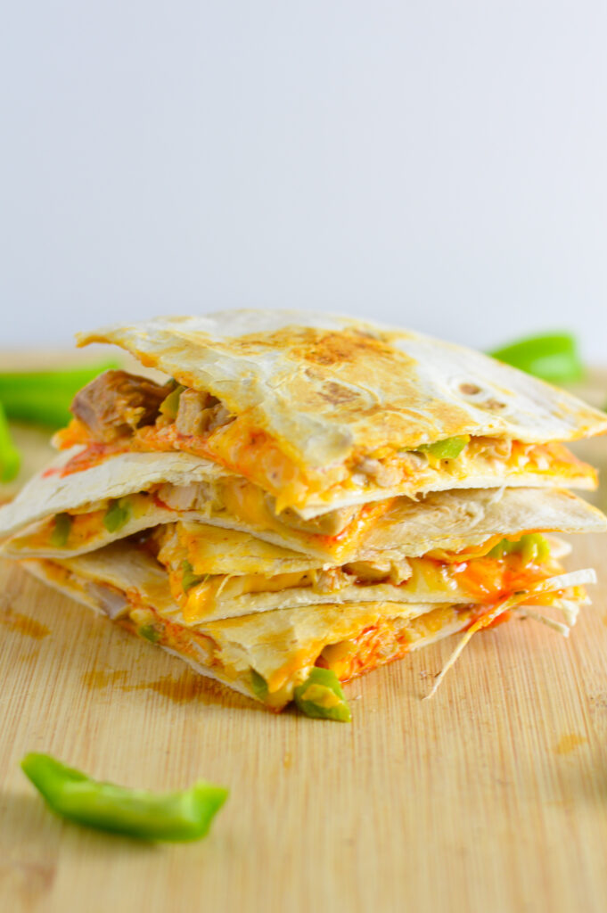 Buffalo Chicken Quesadillas