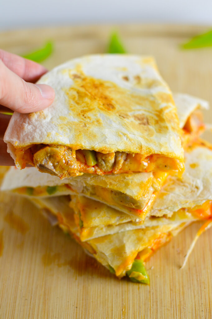 Buffalo Chicken Quesadillas